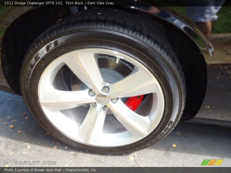 Pitch Black / Dark Slate Gray 2012 Dodge Challenger SRT8 392