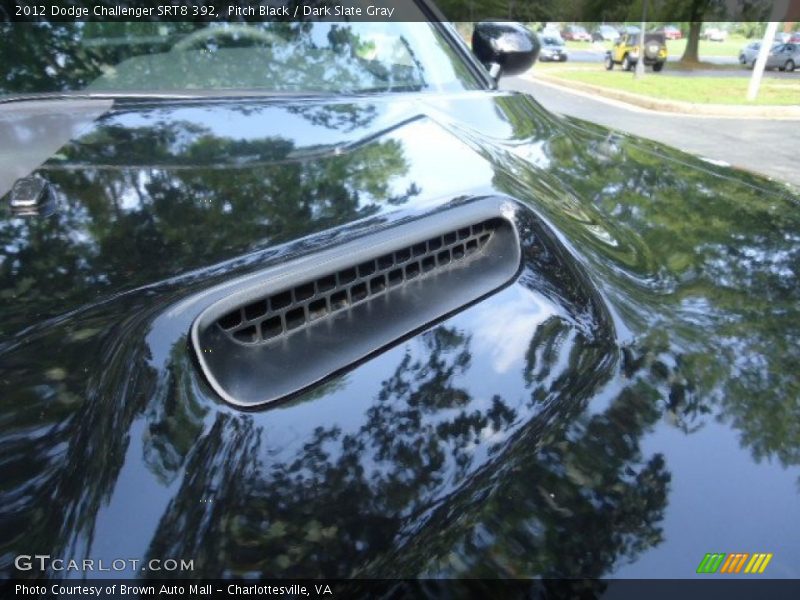 Pitch Black / Dark Slate Gray 2012 Dodge Challenger SRT8 392