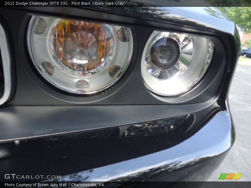 Pitch Black / Dark Slate Gray 2012 Dodge Challenger SRT8 392