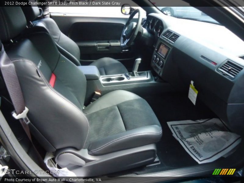 Pitch Black / Dark Slate Gray 2012 Dodge Challenger SRT8 392
