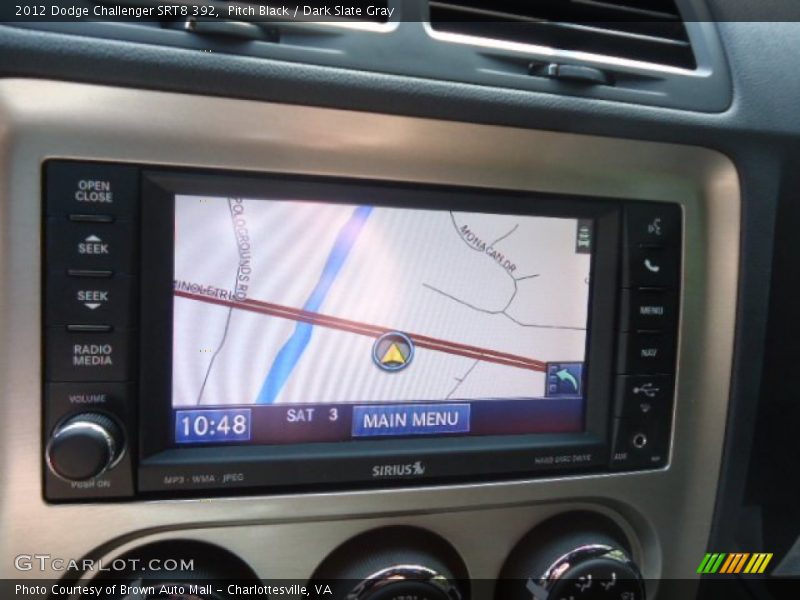 Pitch Black / Dark Slate Gray 2012 Dodge Challenger SRT8 392