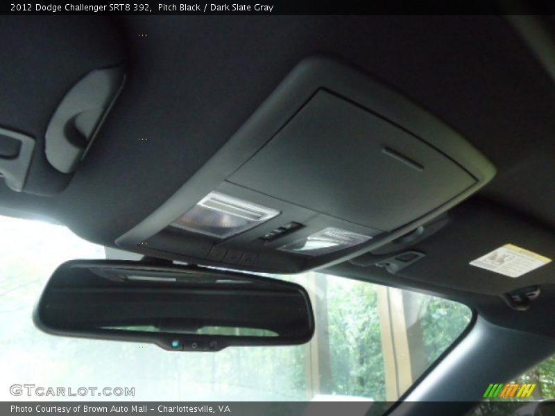 Pitch Black / Dark Slate Gray 2012 Dodge Challenger SRT8 392