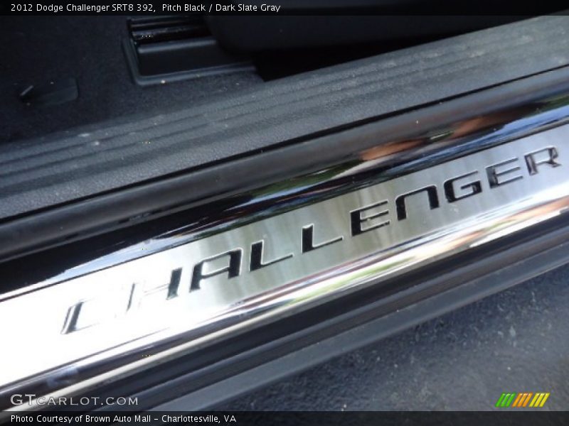 Pitch Black / Dark Slate Gray 2012 Dodge Challenger SRT8 392