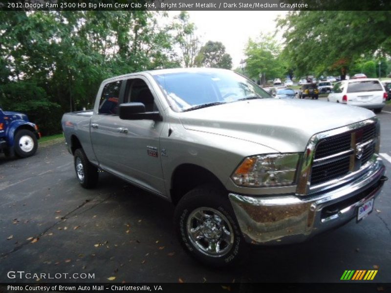 Bright Silver Metallic / Dark Slate/Medium Graystone 2012 Dodge Ram 2500 HD Big Horn Crew Cab 4x4