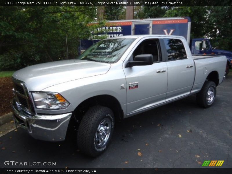 Bright Silver Metallic / Dark Slate/Medium Graystone 2012 Dodge Ram 2500 HD Big Horn Crew Cab 4x4