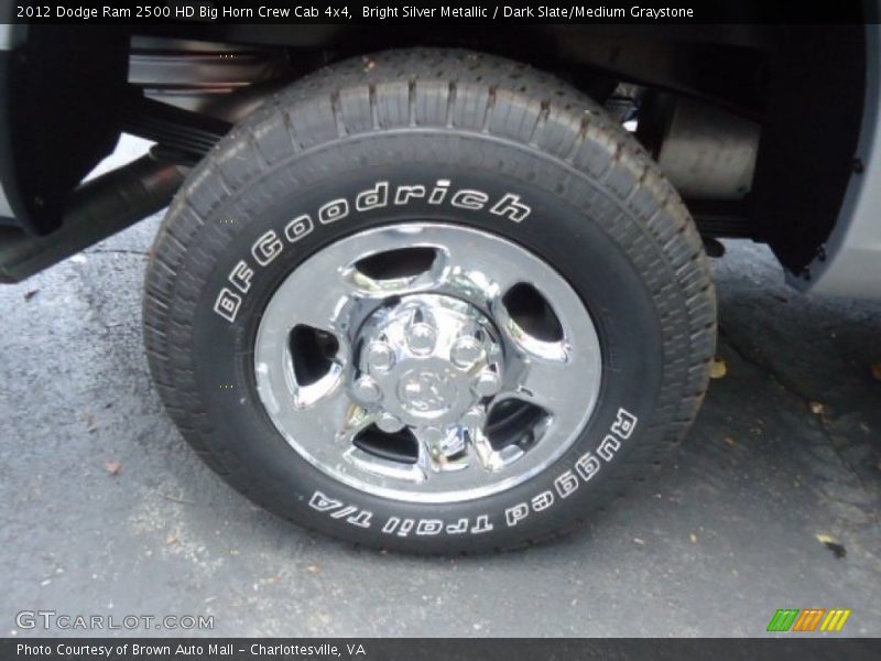 Bright Silver Metallic / Dark Slate/Medium Graystone 2012 Dodge Ram 2500 HD Big Horn Crew Cab 4x4