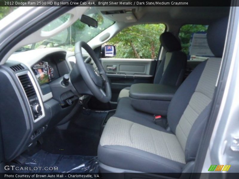 Bright Silver Metallic / Dark Slate/Medium Graystone 2012 Dodge Ram 2500 HD Big Horn Crew Cab 4x4