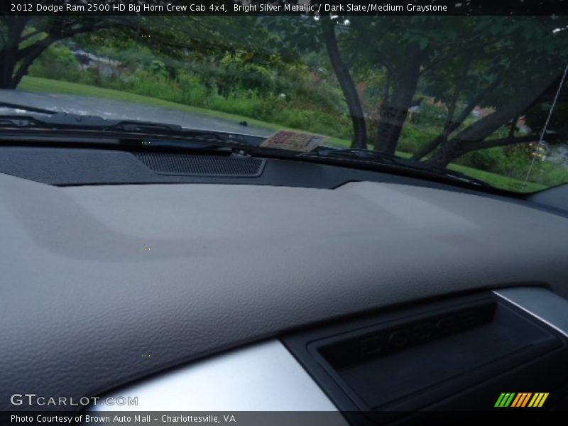 Bright Silver Metallic / Dark Slate/Medium Graystone 2012 Dodge Ram 2500 HD Big Horn Crew Cab 4x4