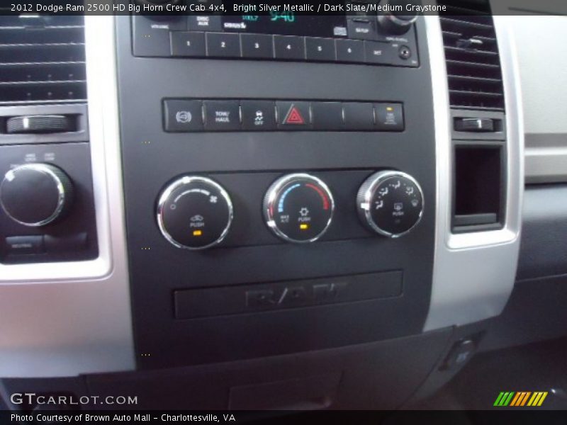 Bright Silver Metallic / Dark Slate/Medium Graystone 2012 Dodge Ram 2500 HD Big Horn Crew Cab 4x4
