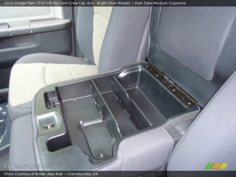 Bright Silver Metallic / Dark Slate/Medium Graystone 2012 Dodge Ram 2500 HD Big Horn Crew Cab 4x4