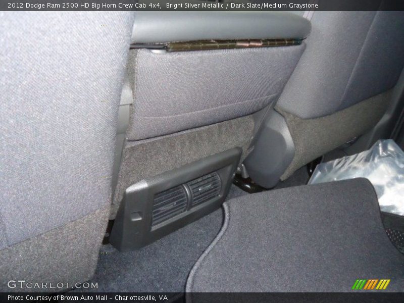 Bright Silver Metallic / Dark Slate/Medium Graystone 2012 Dodge Ram 2500 HD Big Horn Crew Cab 4x4
