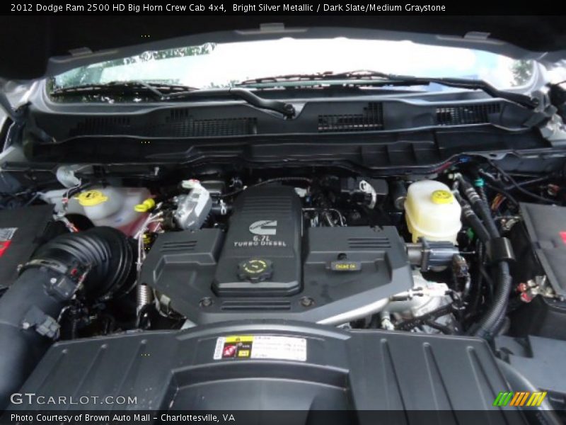 Bright Silver Metallic / Dark Slate/Medium Graystone 2012 Dodge Ram 2500 HD Big Horn Crew Cab 4x4