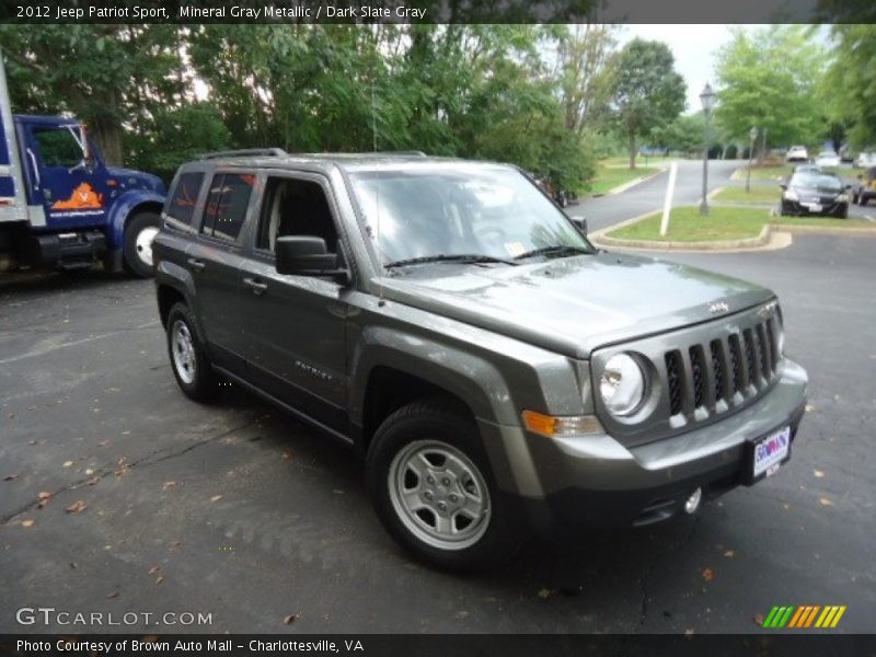 Mineral Gray Metallic / Dark Slate Gray 2012 Jeep Patriot Sport