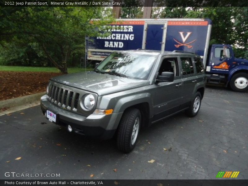 Mineral Gray Metallic / Dark Slate Gray 2012 Jeep Patriot Sport