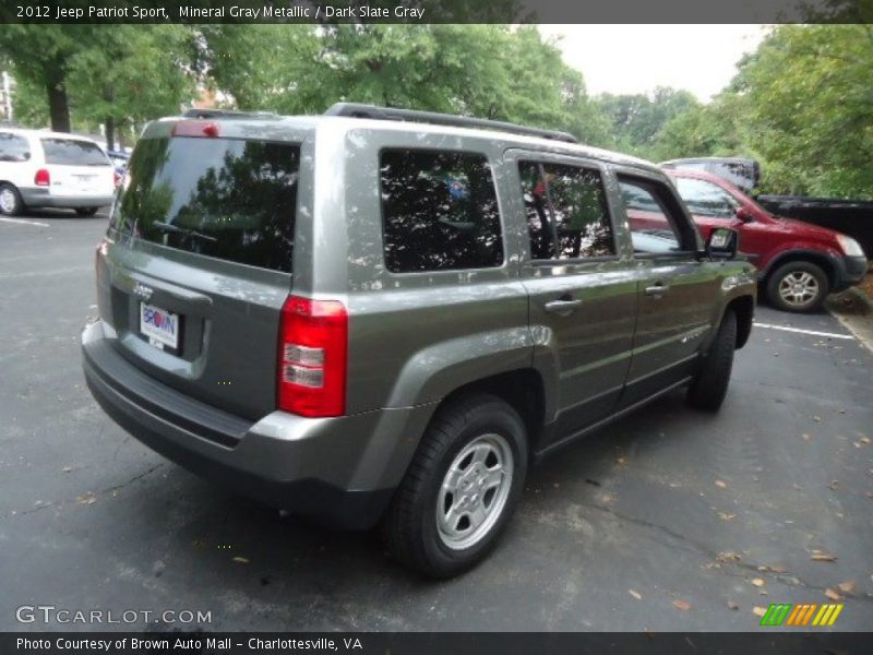 Mineral Gray Metallic / Dark Slate Gray 2012 Jeep Patriot Sport