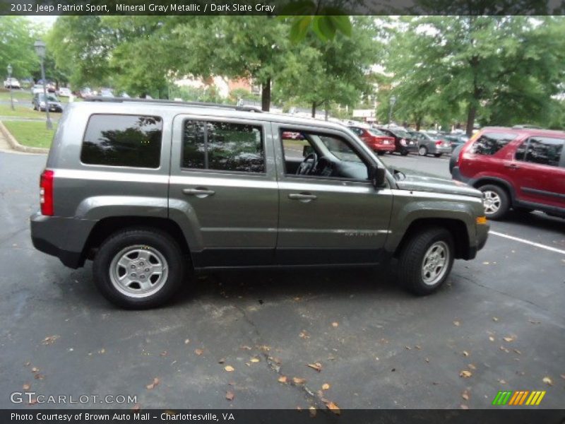 Mineral Gray Metallic / Dark Slate Gray 2012 Jeep Patriot Sport