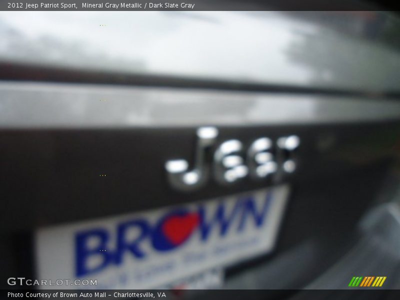 Mineral Gray Metallic / Dark Slate Gray 2012 Jeep Patriot Sport