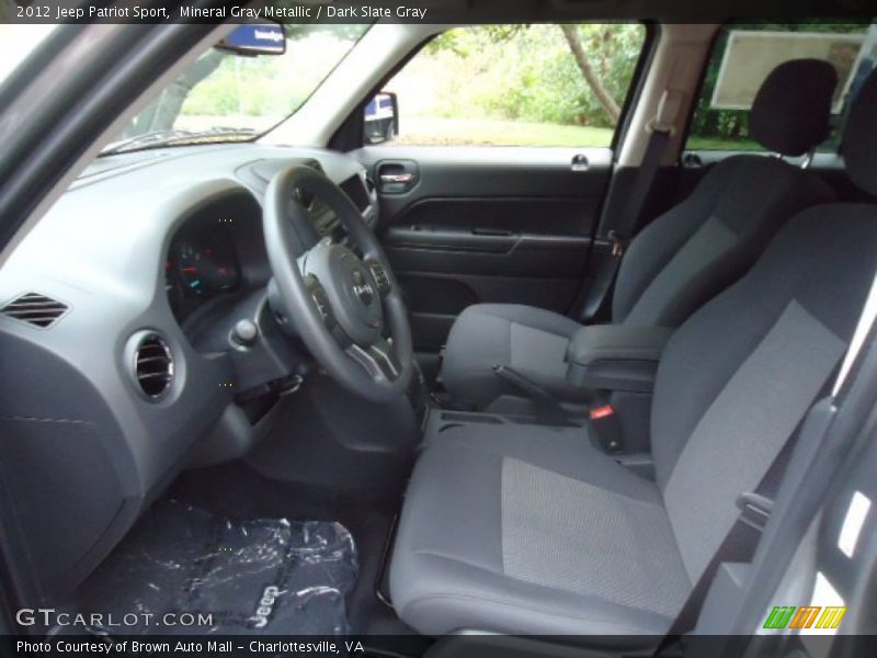 Mineral Gray Metallic / Dark Slate Gray 2012 Jeep Patriot Sport
