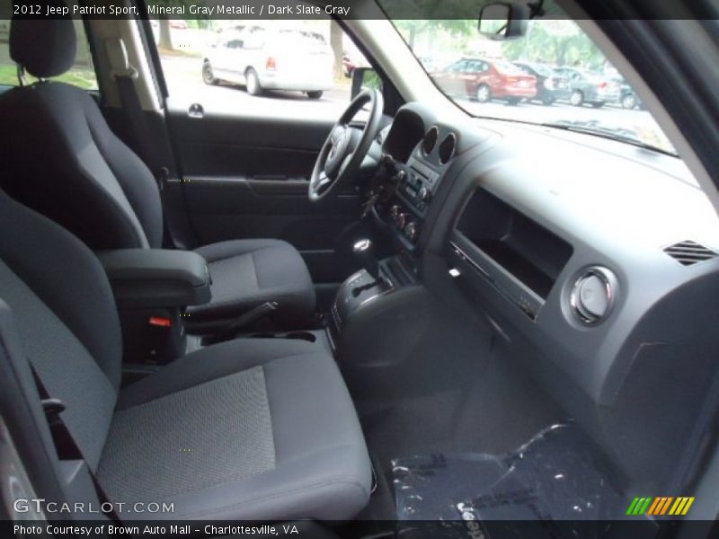 Mineral Gray Metallic / Dark Slate Gray 2012 Jeep Patriot Sport