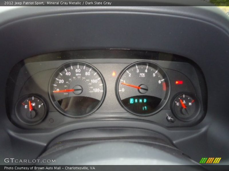 Mineral Gray Metallic / Dark Slate Gray 2012 Jeep Patriot Sport