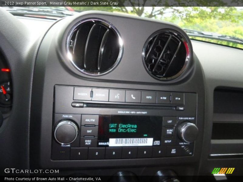 Mineral Gray Metallic / Dark Slate Gray 2012 Jeep Patriot Sport