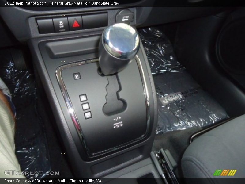 Mineral Gray Metallic / Dark Slate Gray 2012 Jeep Patriot Sport