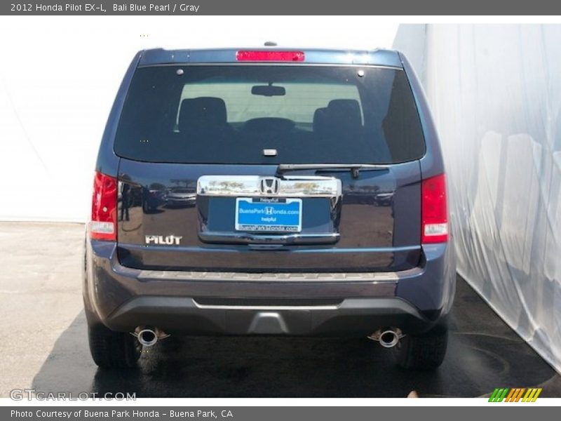 Bali Blue Pearl / Gray 2012 Honda Pilot EX-L