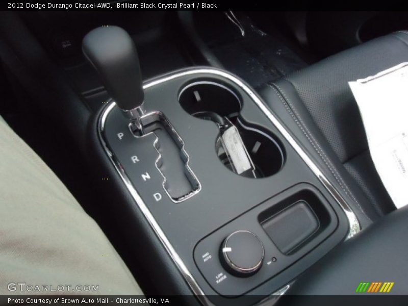 Brilliant Black Crystal Pearl / Black 2012 Dodge Durango Citadel AWD