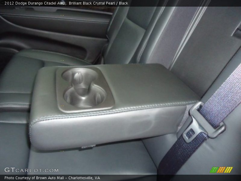 Brilliant Black Crystal Pearl / Black 2012 Dodge Durango Citadel AWD