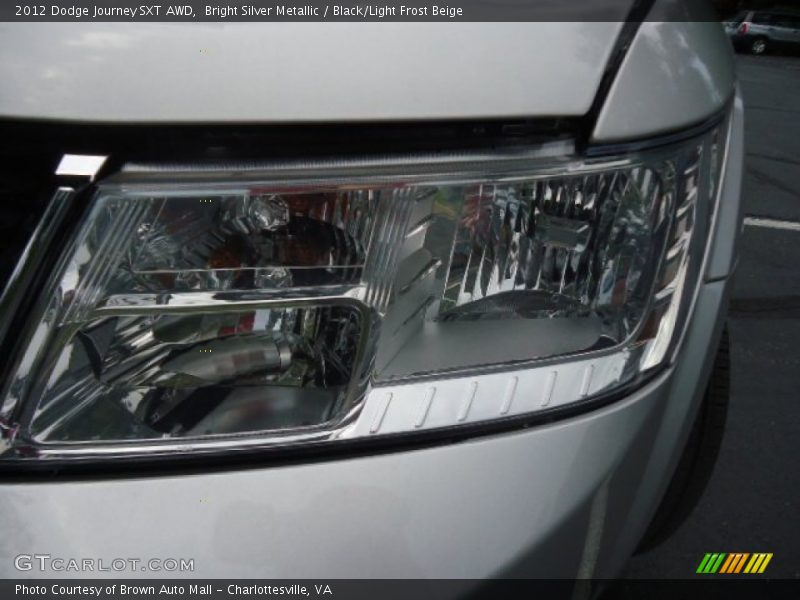 Bright Silver Metallic / Black/Light Frost Beige 2012 Dodge Journey SXT AWD