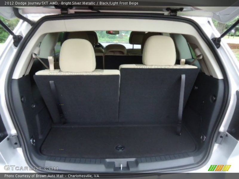 Bright Silver Metallic / Black/Light Frost Beige 2012 Dodge Journey SXT AWD