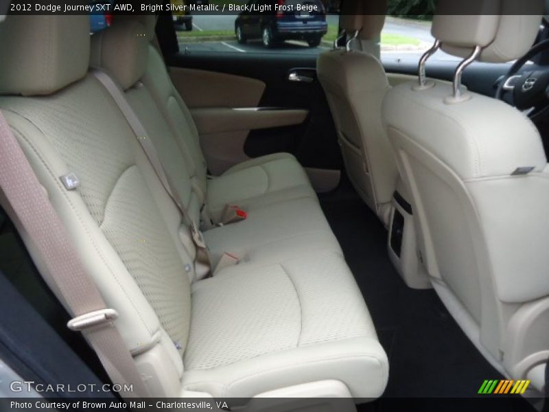Bright Silver Metallic / Black/Light Frost Beige 2012 Dodge Journey SXT AWD