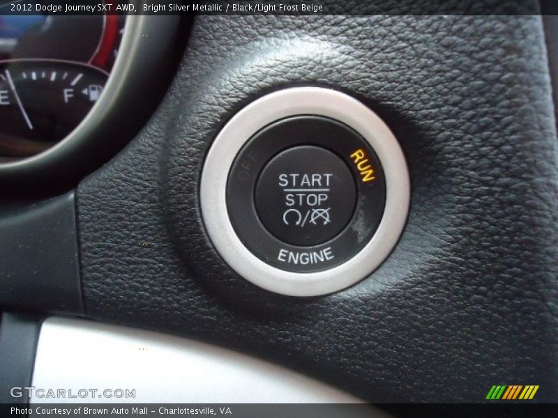 Bright Silver Metallic / Black/Light Frost Beige 2012 Dodge Journey SXT AWD