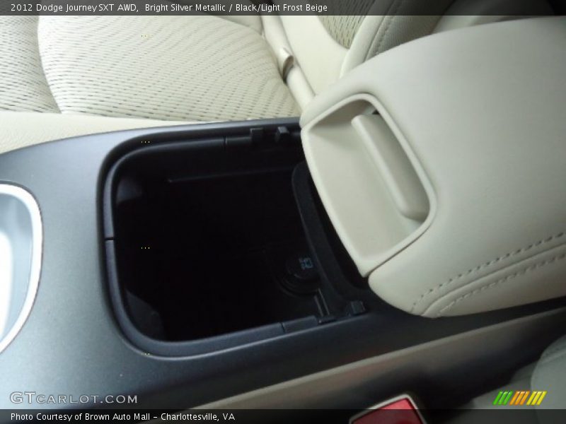 Bright Silver Metallic / Black/Light Frost Beige 2012 Dodge Journey SXT AWD