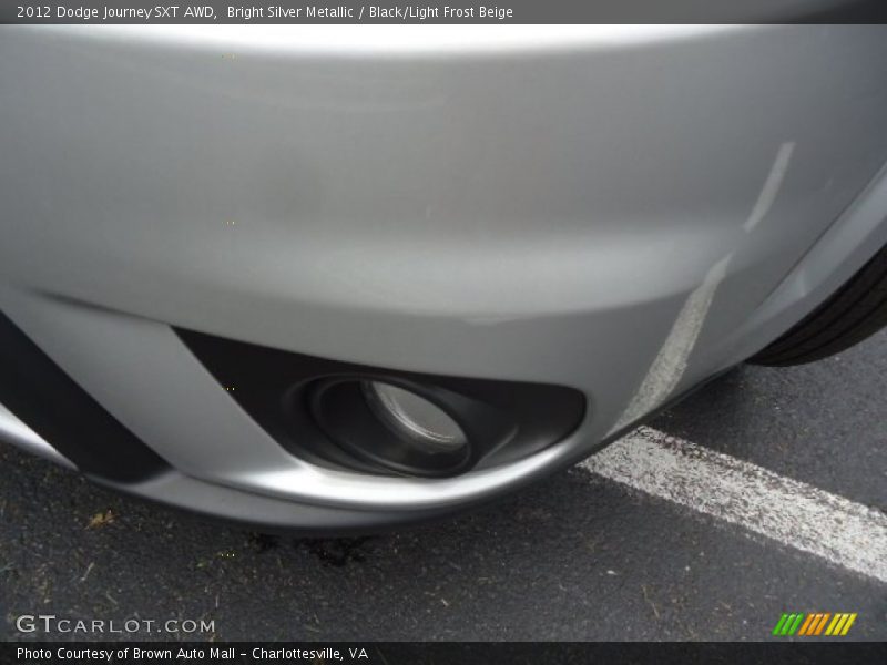 Bright Silver Metallic / Black/Light Frost Beige 2012 Dodge Journey SXT AWD
