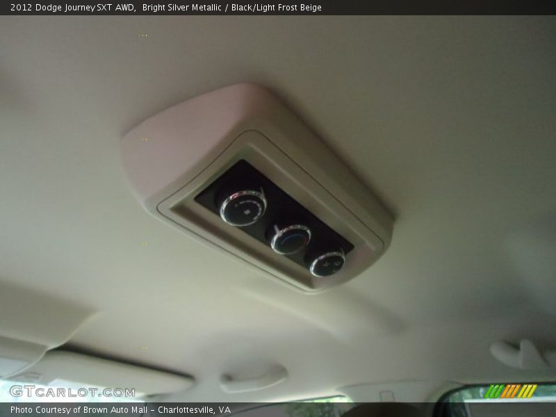 Bright Silver Metallic / Black/Light Frost Beige 2012 Dodge Journey SXT AWD
