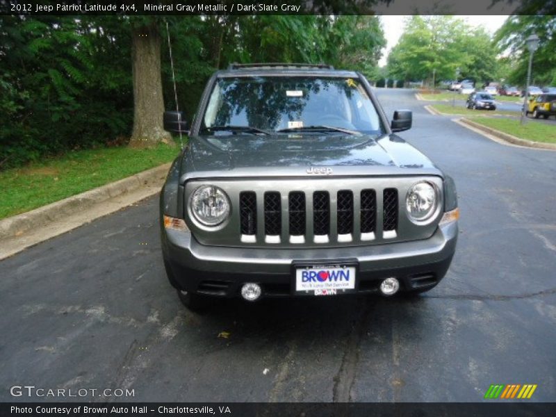Mineral Gray Metallic / Dark Slate Gray 2012 Jeep Patriot Latitude 4x4