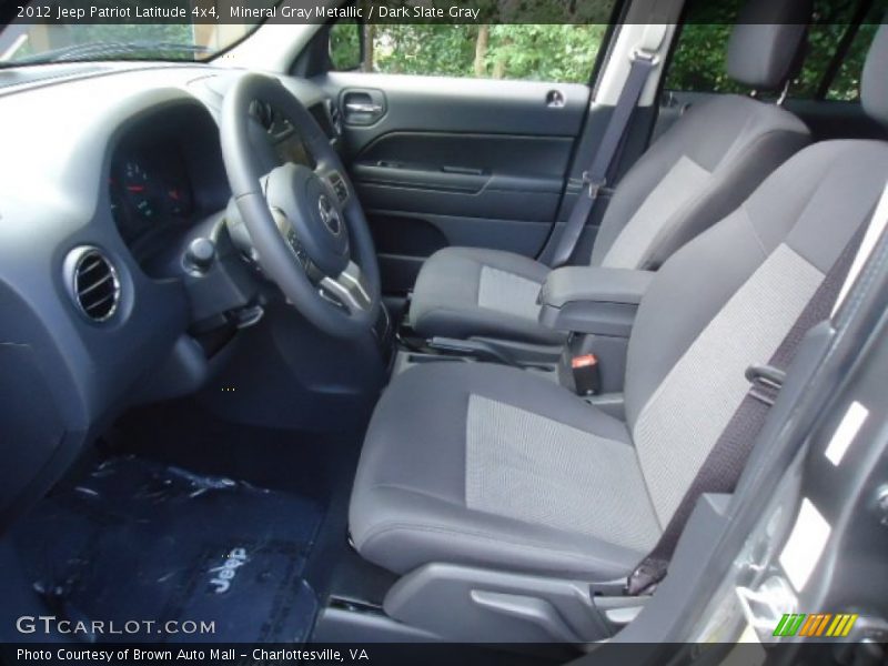 Mineral Gray Metallic / Dark Slate Gray 2012 Jeep Patriot Latitude 4x4
