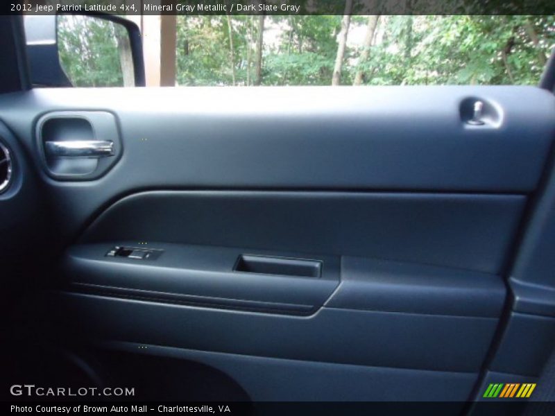 Mineral Gray Metallic / Dark Slate Gray 2012 Jeep Patriot Latitude 4x4
