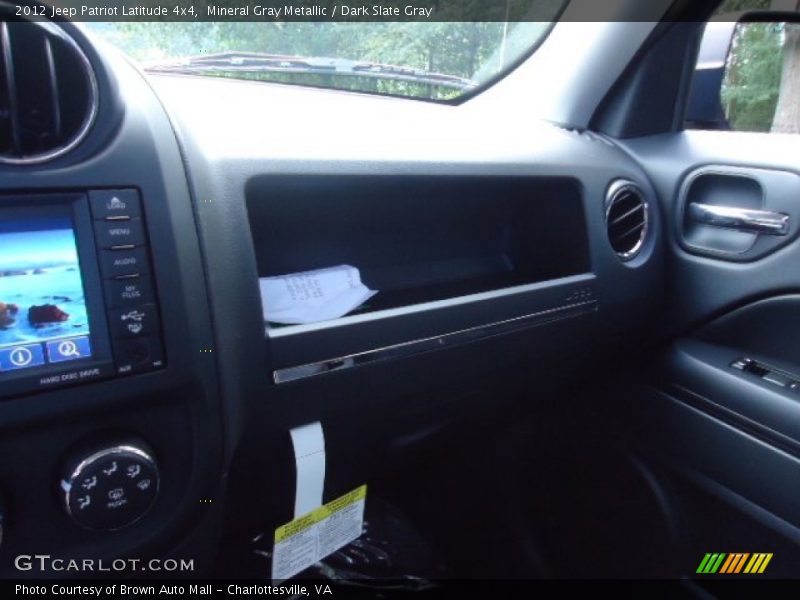 Mineral Gray Metallic / Dark Slate Gray 2012 Jeep Patriot Latitude 4x4