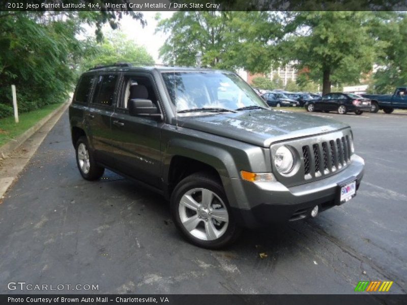 Mineral Gray Metallic / Dark Slate Gray 2012 Jeep Patriot Latitude 4x4