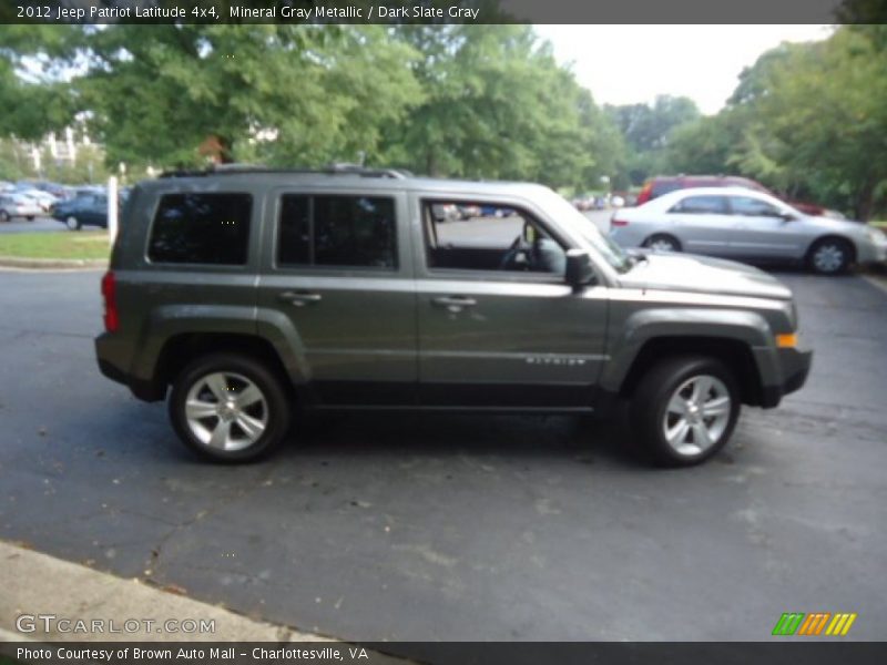 Mineral Gray Metallic / Dark Slate Gray 2012 Jeep Patriot Latitude 4x4