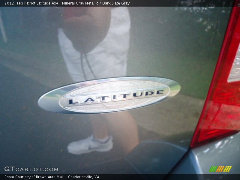 Mineral Gray Metallic / Dark Slate Gray 2012 Jeep Patriot Latitude 4x4