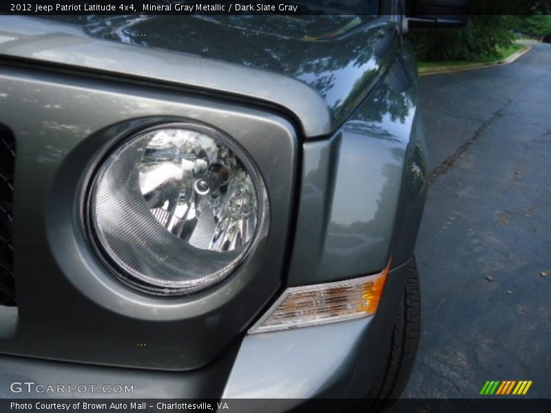 Mineral Gray Metallic / Dark Slate Gray 2012 Jeep Patriot Latitude 4x4