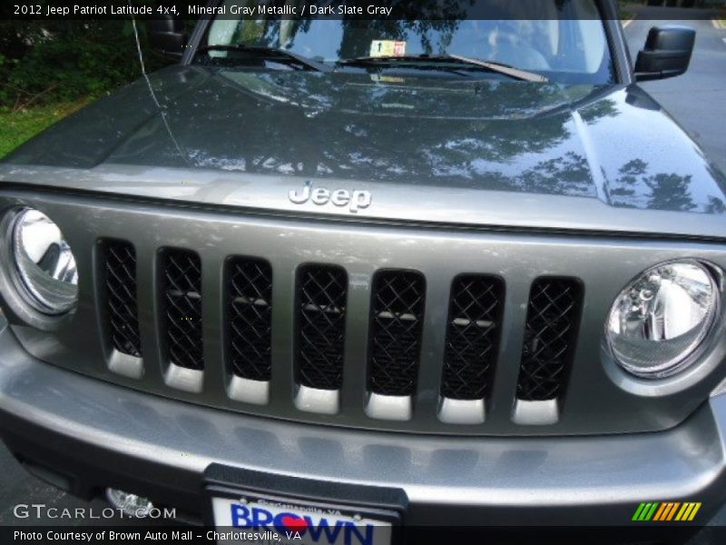 Mineral Gray Metallic / Dark Slate Gray 2012 Jeep Patriot Latitude 4x4