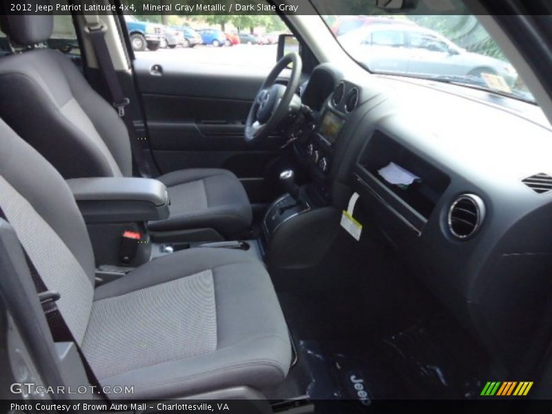 Mineral Gray Metallic / Dark Slate Gray 2012 Jeep Patriot Latitude 4x4