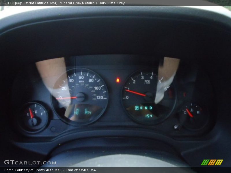 Mineral Gray Metallic / Dark Slate Gray 2012 Jeep Patriot Latitude 4x4