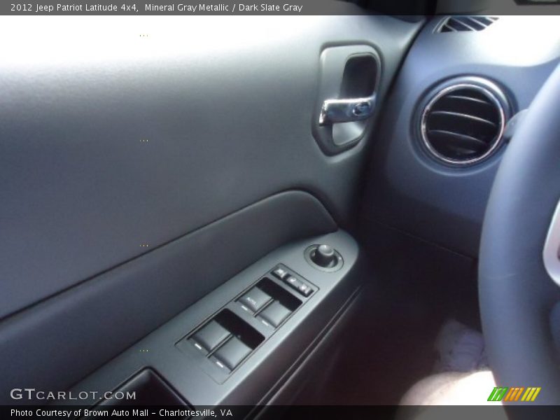 Mineral Gray Metallic / Dark Slate Gray 2012 Jeep Patriot Latitude 4x4