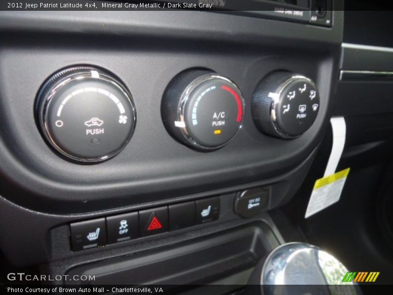 Mineral Gray Metallic / Dark Slate Gray 2012 Jeep Patriot Latitude 4x4