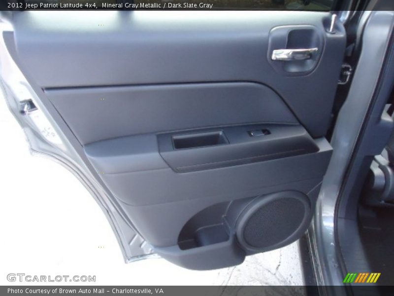 Mineral Gray Metallic / Dark Slate Gray 2012 Jeep Patriot Latitude 4x4